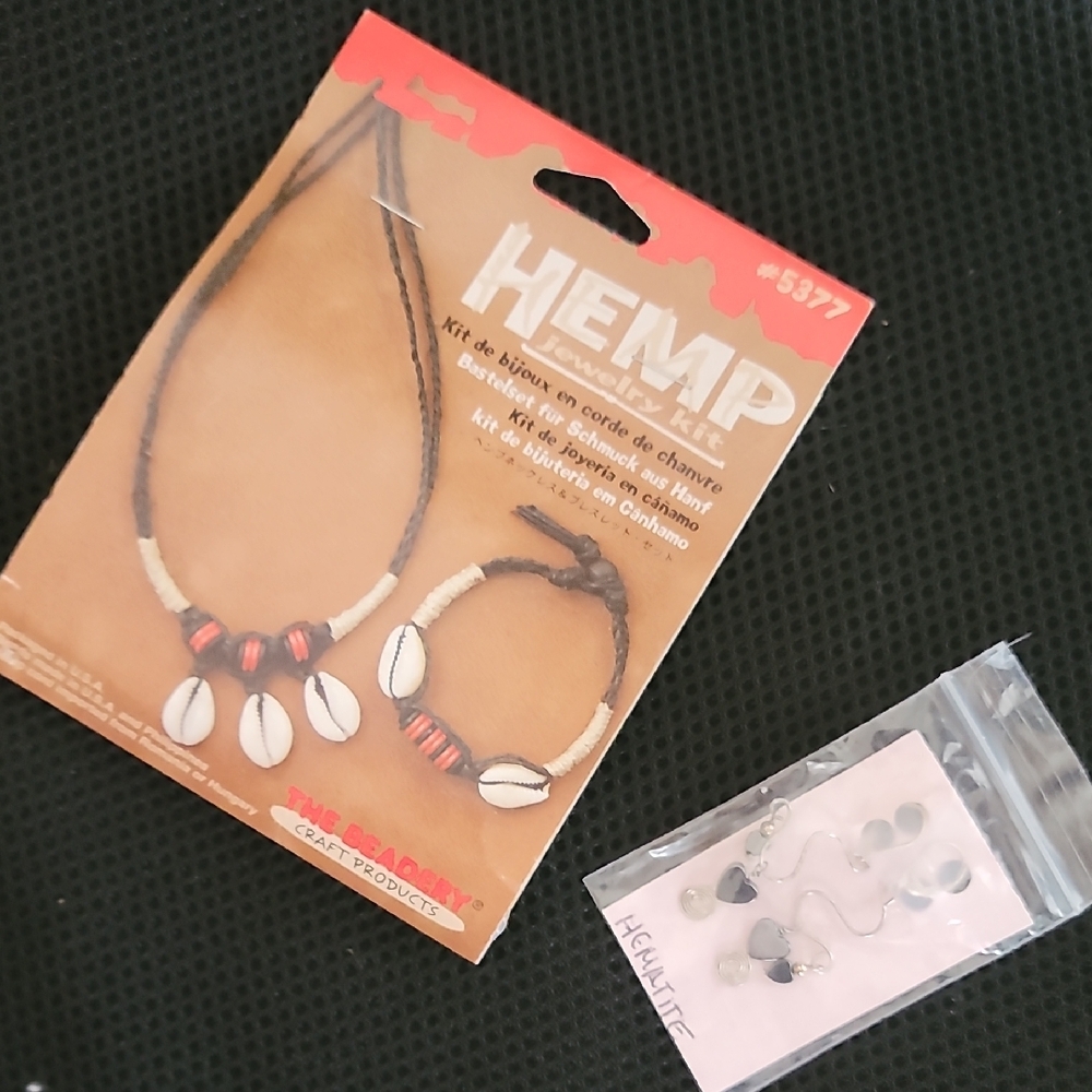 Hemp Jewelry Kit with Shells